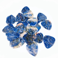HY Poli Feng Shui Petite Agate Rouge Naturelle Accessoires de Guitare Pick Gift Box Dongguan Crystals Gemstone Slice