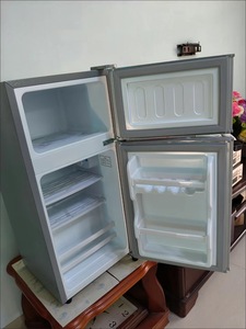 Hotel Uses Double-door Stainless Steel Compact <b>Refrigerator</b> for Dormitories and Households Energy Conservation Hotel Uses Double - Product Image 3
