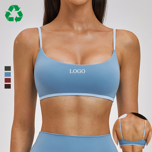 <span class=keywords><strong>Soutien</strong></span>-<span class=keywords><strong>gorge</strong></span> de <span class=keywords><strong>sport</strong></span> personnalisé en Spandex recyclé durable, à contraste de couleurs, extensible dans les 4 sens, avec bretelles ajustables, séchage rapide, <span class=keywords><strong>pour</strong></span> yoga, course et gym - Product Image 1