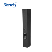 Haut-parleur audio D406 Sandy 6 pouces, haut-parleur colonne à deux voies à cinq éléments à gamme complète pour église, concert, conférence, système de sonorisation