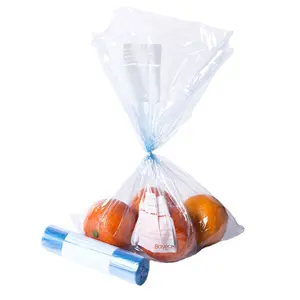 Plastic Clear Produce Bag Food Storage Bags for Sandwich Food Packaging on Roll