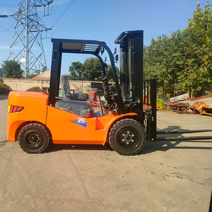 Carretilla elevadora diésel de 1 tonelada, 2 toneladas, 2,5 toneladas, 3 toneladas, precio barato, Mini grúa elevadora, altura de elevación, 3m-7M, certificación CE ISO - Product Image 1