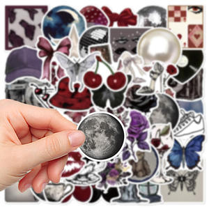 50PCS Cool Fashion Downtown Girl pegatina - Product Image 3