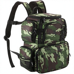 Mochila de Pesca Personalizable Oxford Impermeable, Duradera, de Dos Capas, Multiusos, Fácil de Transportar, Unisex, para Cañas de Pescar y Señuelos, Capacidad de 30L - Product Image 3