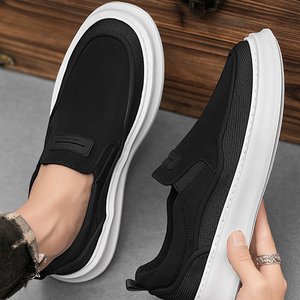 Pointures 39-44, Noir, Conception monobloc pour plus de commodité, <span class=keywords><strong>Chaussures</strong></span> de skate décontractées rétro souples pour le printemps, l'été et l'automne - Product Image 5