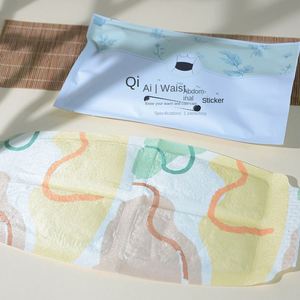 Qiai Self-Heating 5-Piece Wormwood Waist & Abdomen <b>Thermal</b> Hot Compress Moxibustion Patch From Hubei Qichun for Body Care - Product Image 1