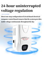 Régulateur de tension automatique mural TVR-3KVA, stabilisateur de tension haute précision, sortie AC 220V FWKJ
