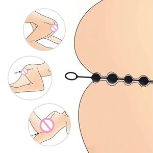 Perles anales en silicone, long plug anal, perles anales, produits sexuels, jouet sexuel - Product Image 5
