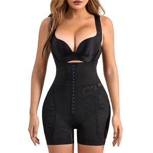 One-Piece <strong>Shapewear</strong> Bodysuit Women's High Waist Girdle Tummy Control Padded Hip Enhancer <strong>Underwear</strong> Sleeveless Bodysuit <strong>Shapewear</strong> - Product Image 1