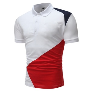 เสื้อโปโลผ้าแคนวาสสีพรีเมี่ยมสำหรับผู้ชายเนื้อผ้าไม่ยับและมีกระดุมสองเม็ด - Product Image 1