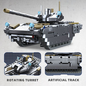 58115 T-14 Armata Tank, jouet de construction créatif, blocs de construction, modèle de construction, ensemble de blocs éducatifs en plastique ABS pour enfants, cadeau - Product Image 4