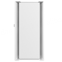 Tempered Glass Mid Tower Metal Computer Case Micro ATX Support Magnetic Dust Filters Detachable Panel Gamers 330MM Stock Black