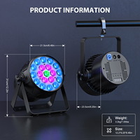 Lumière de scène Par 19x10w RGBW focalisée et lumineuse, contrôlée par DMX512 pour les concerts, les DJ, les discothèques, les fêtes, les mariages
