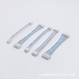 สายเคเบิล XH 2.54 มม. พิทช์ 2468 ขนาด 26AWG สีแดงและสีขาว แบบริบบิ้น พร้อมขั้วต่อ 2-12P แบบเดี่ยว/คู่ สำหรับสายเคเบิลและสายไฟ - Product Image 4