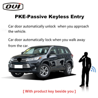 Système Universel D'accès Sans Clé et Démarrage à Distance pour Voiture PKE, Bouton Poussoir Démarrage/Arrêt Moteur, Compatible avec 95% des Modèles de Véhicules
