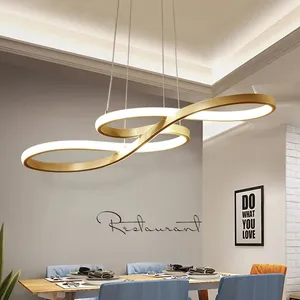 Led תליון מנורות מוסיקלי הערה מינימליזם DIY תלייה מודרני עבור חדר אוכל בר השעיה luminaire תליון מנורה