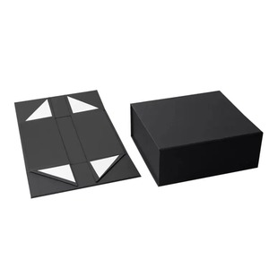 Luxury magnetic closure <b>foldable</b> cardboard gift <b>box</b> packaging coated paper <b>box</b> can be customized according to needs - Product Image 4