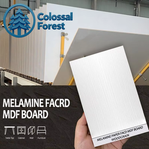 Single Sided White Thin <strong>Melamine</strong> Faced Wood Mdf Board 1mm 2mm 3mm 4mm 5mm <strong>High</strong> Quality <strong>Laminated</strong> Hdf Mdf <strong>Sheet</strong> <strong>4x8</strong> - Product Image 3