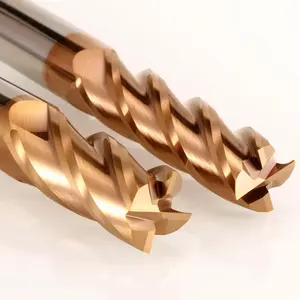 BKEA 2.5mm Cutter Mill Solid Carbide Standard Flute 4 Flutes Square End Mill