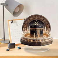 Nouvelle Décoration Ramadan 2026 : Château de Lune Doré de Luxe en Acrylique – Décoration de Table Islamique, Cadeau Créatif Aïd Moubarak, Fête de l'Aïd al-Fitr
