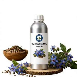 Aceite de Semilla de Borraja 1KG Borago Officinalis Aceite Portador Prensado en Frío Certificado ISO GMP Aceite para Aromaterapia - Proveedor Mayorista Exportador India - Product Image 1