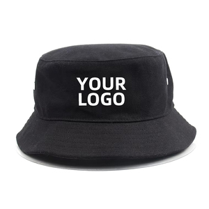 Nhà Máy OEM Tùy Chỉnh Logo Của Bạn Thêu In Vải Xô Hat Phong Cách Rắn Màu Đen Ngư Dân Hat Dây Giày Du Lịch Hàng Ngày - Product Image 5