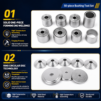 Kit d'outils universels pour l'extraction et l'installation de silentblocs de voiture, 50 pièces, en acier au carbone, extracteur et installateur de silentblocs de suspension, outils de réparation automobile