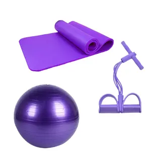 Sport Non Slip Custom Elastische Zit Up Pedaal Pull Touw Ball Yoga Mat