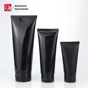 Fabrika poli özelleştirilmiş 100ml siyah kozmetik yumuşak tüp, ucuz plastik tüp kozmetik yüz yıkama - Product Image 6