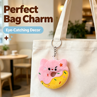 Gantungan Tas Mini Boneka Lucu, Aksesoris Tas Kawaii untuk Tas Tangan, Dompet, Ransel, Kunci Mobil, Hadiah