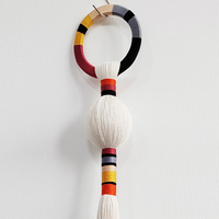 14*100cm Single Knot Makramee Wandbehang Wand kunst Home Apartment Schlafzimmer Kinderzimmer Wohnzimmer Geschenk idee Dekoration EH2401013