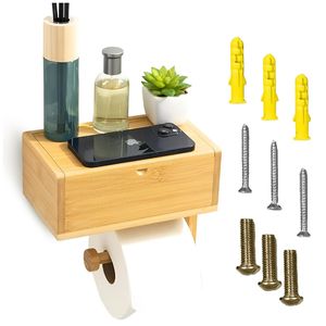 <span class=keywords><strong>Porta</strong></span> carta igienica in bambù Premium con <span class=keywords><strong>salviette</strong></span> <span class=keywords><strong>porta</strong></span> fazzoletti in legno supporto a <span class=keywords><strong>parete</strong></span> e salviettine, <span class=keywords><strong>porta</strong></span> <span class=keywords><strong>salviette</strong></span> - Product Image 1