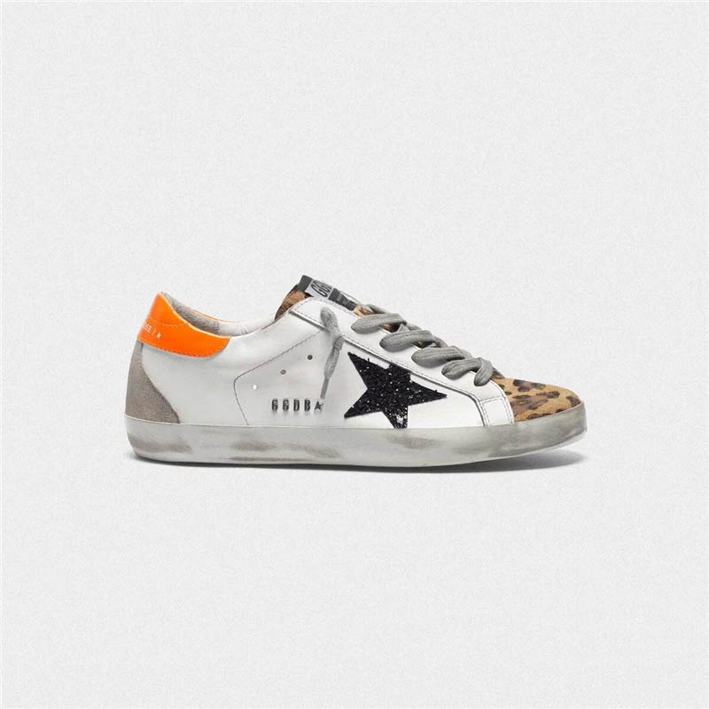 Goldens Superstar sneakers with metal GGDBs lettering gooses women Shoes