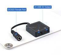 Panneaux solaires photovoltaïques flexibles PV de petite taille 10W 18V 12V semi-flexibles en silicium monocristallin, chargeur solaire avec sortie USB DC