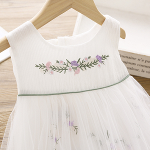 New Premium Net Western Casual Kids Indian Party Wear Lace Flower Girl Dresses for Girls Buy From China Supplier - Product Image 4