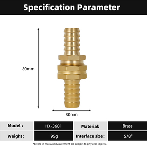 Raccord <span class=keywords><strong>de</strong></span> pagode <span class=keywords><strong>de</strong></span> cloison <span class=keywords><strong>de</strong></span> 5/8 pouces connecteur <span class=keywords><strong>de</strong></span> <span class=keywords><strong>tuyau</strong></span> à double tête adapté à l'<span class=keywords><strong>arrosage</strong></span> avec pince <span class=keywords><strong>de</strong></span> <span class=keywords><strong>serrage</strong></span> en acier inoxydable - Product Image 4