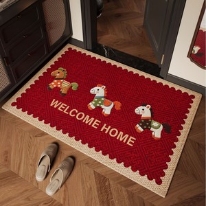 Tappeto d'ingresso in velluto belga antimacchia, antiscivolo, <span class=keywords><strong>a</strong></span> pelo riccio, idrorepellente, <span class=keywords><strong>a</strong></span> tre strati, con disegno animato - Product Image 3