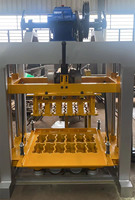 Machine à fabriquer des blocs de béton QTJ4-40 avec moteur PLC et pompe, pour briques pleines, creuses et emboîtables, certifiée CE, 220V/380V, facile à utiliser
