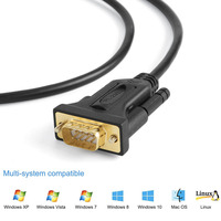 Cable serial USB a DB9 macho RS232 con adaptador de Chip prolífico para caja registradora, módem, escáner, cámaras digitales, CNC