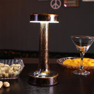 Lampe de bureau LED moderne nordique Avize Interrupteur tactile Masa Lambasi Mood Chambre à coucher Lustre en cristal pour la décoration du salon - Product Image 6