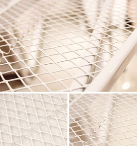 Planche à repasser portable pliable en maille d'acier épaisse, planche à repasser de haute qualité pour les vêtements extra longs - Product Image 2