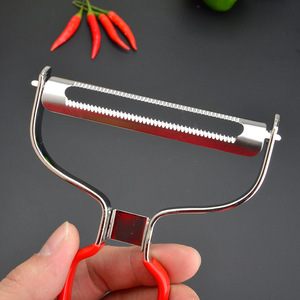 Éplucheur multifonction en acier inoxydable pour la maison et la cuisine, éplucheur à pommes de terre et légumes, éplucheur à fruits en plastique - Product Image 5