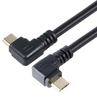 USB de 90 grados USB a Micro USB Cable para Roku TV Stick y banco de potencia