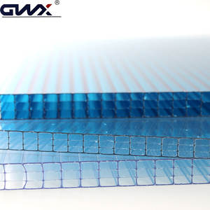 Feuille de <span class=keywords><strong>polycarbonate</strong></span> multicouche résistante aux chocs et aux UV, panneaux alvéolaires, feuille solide en PC, feuille de toiture de 10 mm <span class=keywords><strong>pour</strong></span> véranda - Product Image 1