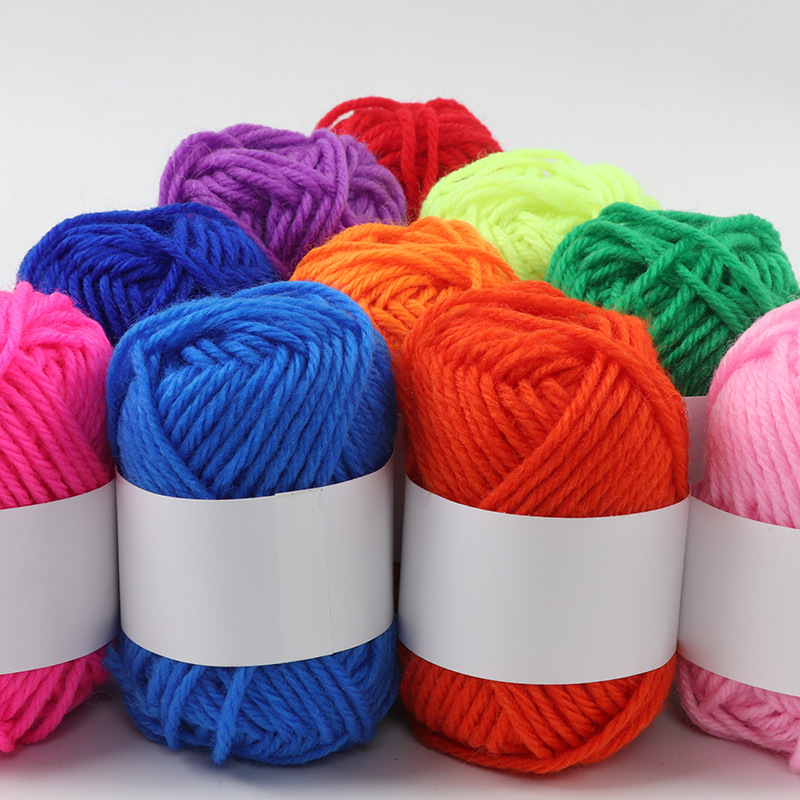 50 г 3ply 4ply 5ply 6ply 8ply детское молоко хлопок красочная Акриловая Пряжа мягкая акриловая шерстяная пряжа для шитья ручного вязания крючком