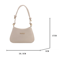 Sac à bandoulière en cuir PU tressé pour femme, nouveau sac à main tendance avec rabat en cuir
