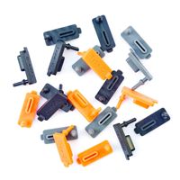 Cache-poussière en caoutchouc étanche pour port de charge USB Type-C en silicone du fabricant, noir, gris, orange ZD-190