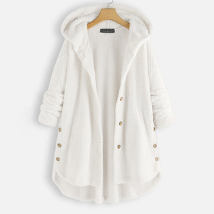 Plus-size Women's Hooded Double-sided <strong>Velvet</strong> Fashion Long Plus-size Women's Hooded <strong>Coat</strong> - Product Image 4
