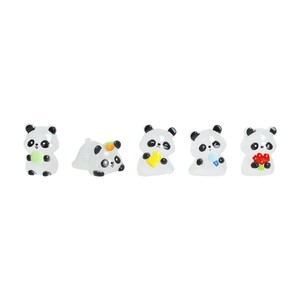 Figura de Resina 3D de Panda en Miniatura, Adorno de Escritorio, Accesorio para Interior de Coche, Set de Joyería DIY, Primavera 2026, Origen Yiwu - Product Image 1