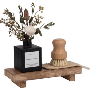 Étagère d'aromathérapie rectangulaire en bois, sur pied, durable, pour produits de soins personnels - Product Image 4